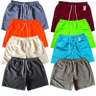 Shorts Plus Size Tactel liso roupas neon moda praia masculino short plus size masculino mauricinho em Oferta na Shopee