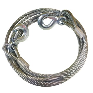 Cabo De Aço Para Reboque 4m X 8mm 3 Toneladas Com 2 Ganchos em Oferta na Shopee