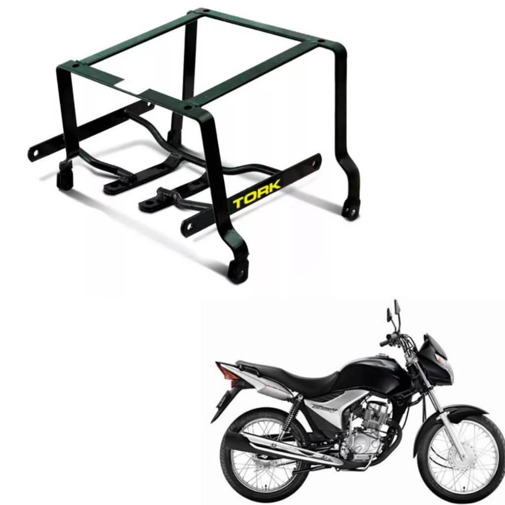 Suporte do Baú 80L Honda CG 150 Titan 09-13, 125 Fan 09-13, 150 Fan 10-13 - Removível - Pro Tork