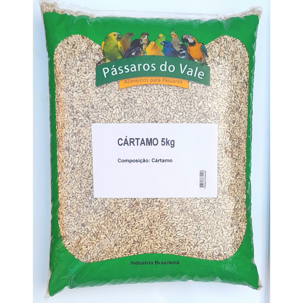 semente para pássaro cártamo 5kg em Oferta na Shopee