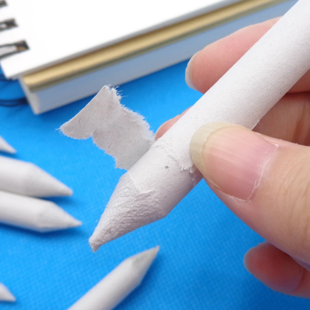 Kit de 6 Esfuminhos para Desenho Artístico – Ideal para Sombreamento e Detalhes