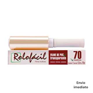 Plástico  Filme Pvc Rolo Fácil 12cm x 70metros -  DISPAFILM. 01 UNIDADE em Oferta na Shopee