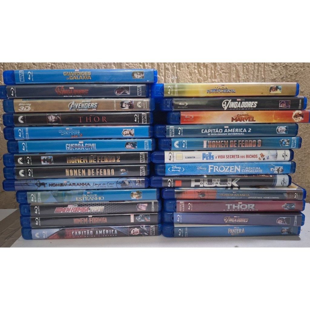 Blu-Rays originais usados - Filmes variados