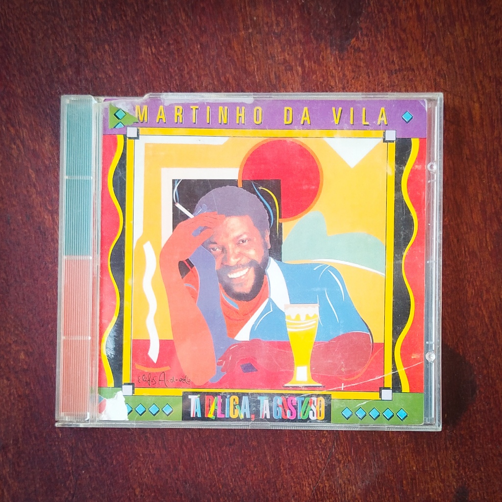CD MARTINHO DA VILA - TÁ DELICIA, TÁ GOSTOSO / ORIGINAL SAMBA LOCADORA COLEÇÃO SHOW MUSICA RADIO