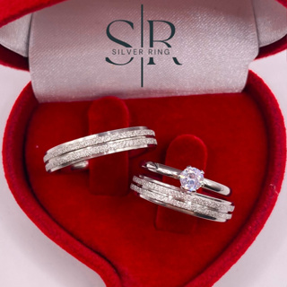 Par de Aliança de Namoro Casamento Prata Brilhante Diamantada Canal com linha fina 4mm em Oferta na Shopee