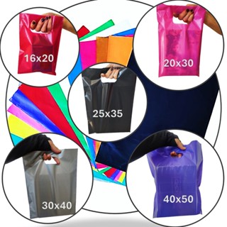 1Kg de sacolas  boca de palhaço vazada reta , TEMOS AS MEDIDAS 16x20 , 20X30 , 25X35 , 30X40 e 40X50 em Oferta na Shopee