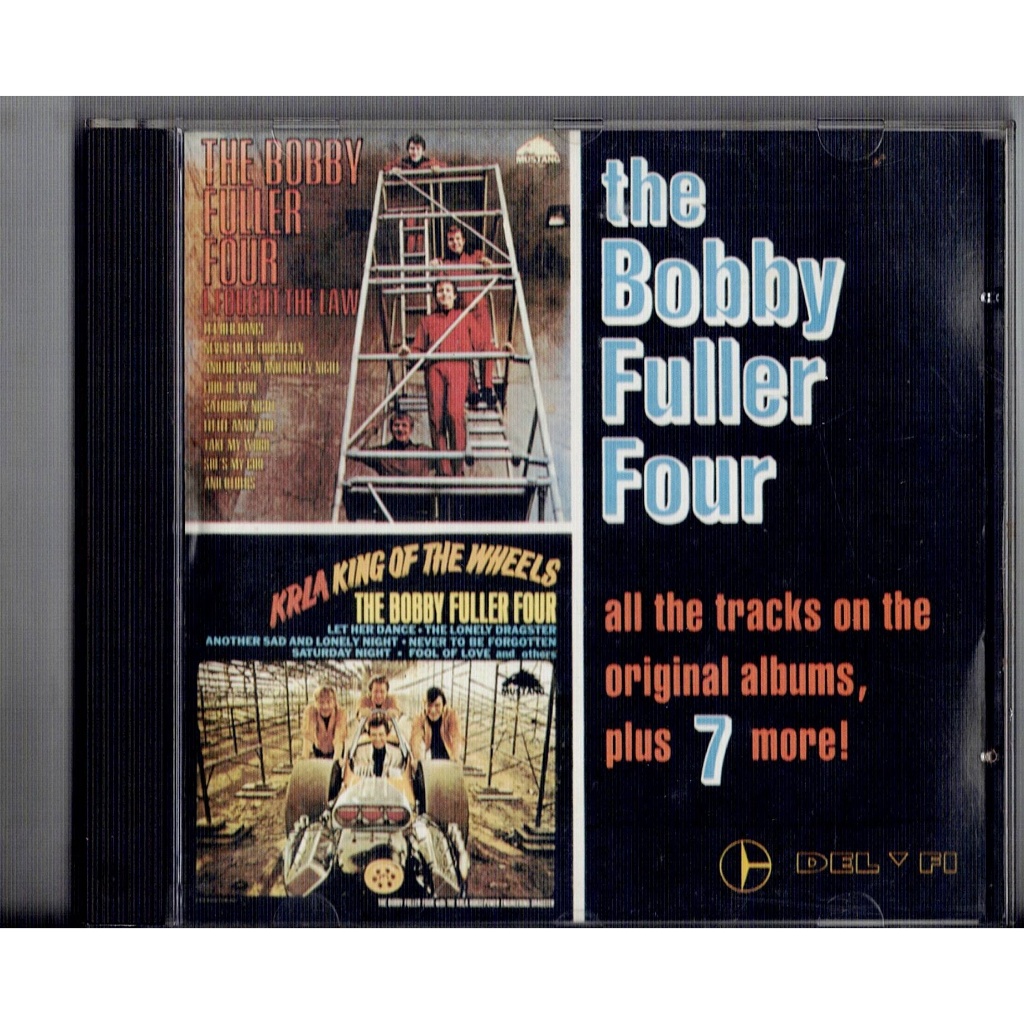 CD THE BOBBY FULLER FOUR (Krla King Of The Wheels /I Fought The Law) MUSTANG 1998 impecável