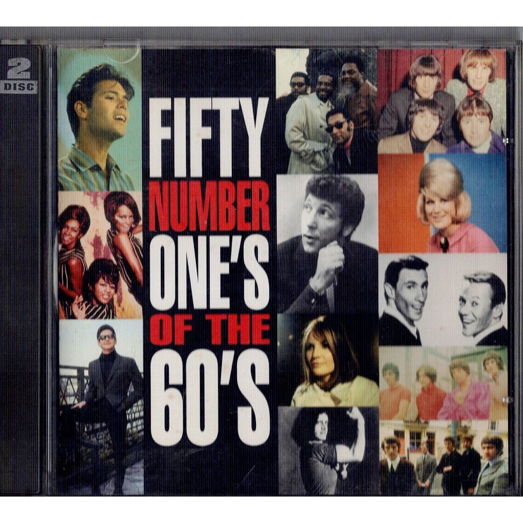 CD duplo FIFTY NUMBER ONE´S OF THE 60´S Importado Inglaterra 1995 impecável ! Byrds Equals etc