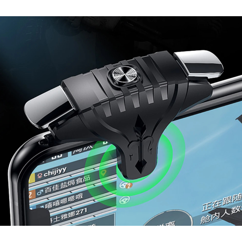 Gatilhos para celular para jogar Gamepad Trigger, controlador do smartfone, atirador do jogo, plástico, Botão de Tiro, L1 e R1, Joystick , 1 par
