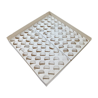 Caixa para 100 Doces 35x35x5 Com Berço Tampa de Papel - Confeitaria Transporte em Oferta na Shopee