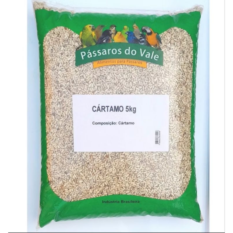 sementes para pássaro cártamo 5 kg em Oferta na Shopee