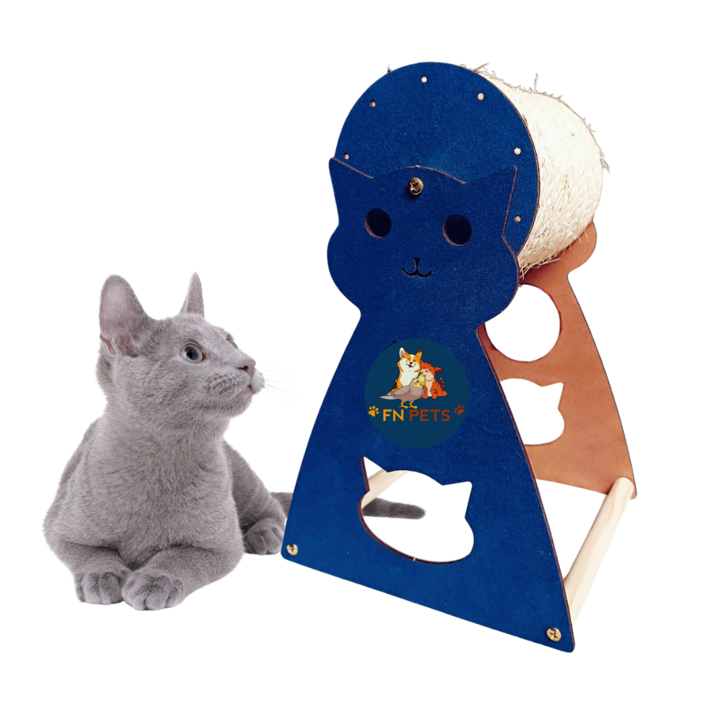 pet arranhador gato sisal brinquedo interativo pet  tubo de sisal para gatos coçar e arranhar unha