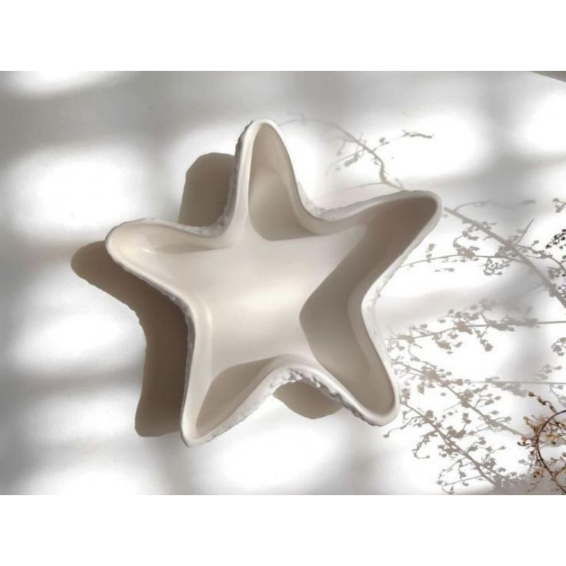 Estrela do Mar Decorativa Porta Jóias Porta Objetos Velas