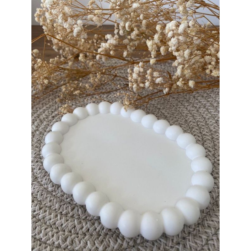 Bandeja Organizadora Porta Jóias Decorativa Bubble Oval Minimalista em Oferta na Shopee