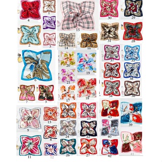 Kit C/10 Bandana Lenço Camponesa Atacado Cetim Cabeça50x50cm em Oferta na Shopee