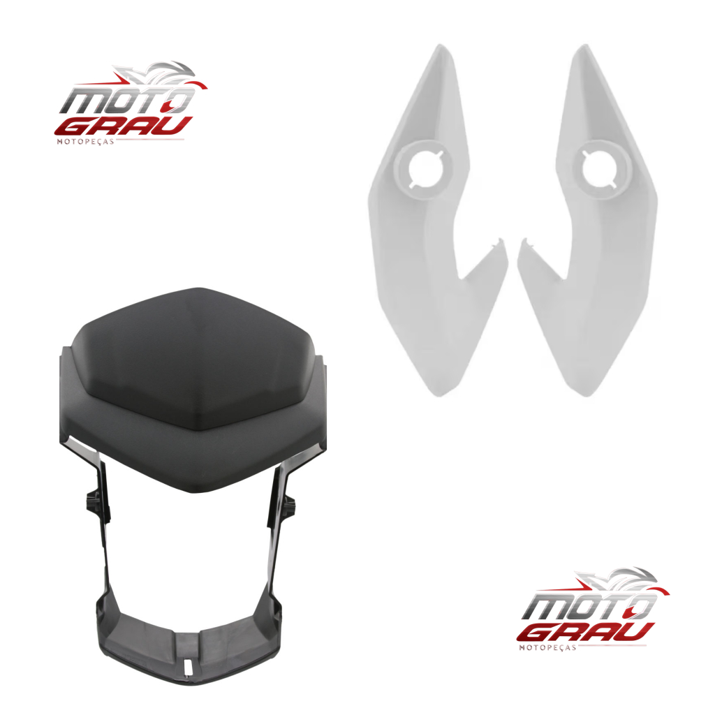 Carenagem + Bananinha Branca - Cg Titan 150 Fan 125/150/160 Start 2014 A 2021 em Oferta na Shopee