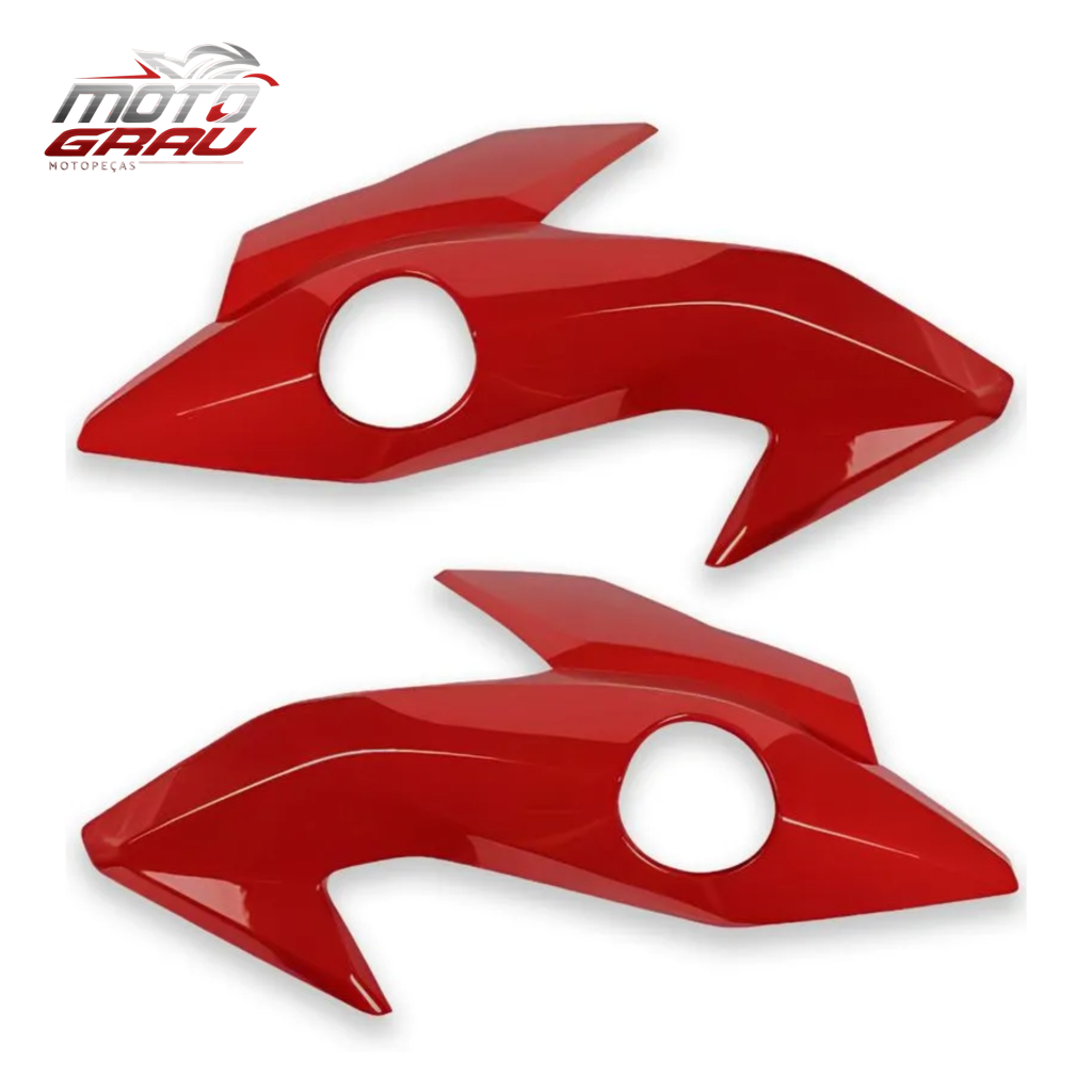 Bananinha  Vermelha Cg Titan 2016 até 2021 Carenagem Lateral Do Farol Honda em Oferta na Shopee