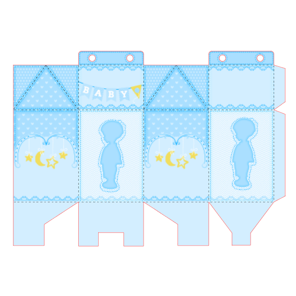 Caixa Milk CHÁ REVELAÇÃO MENINO  Kit Caixas Aniversário Caixinhas Personalizadas  Festa Infantil