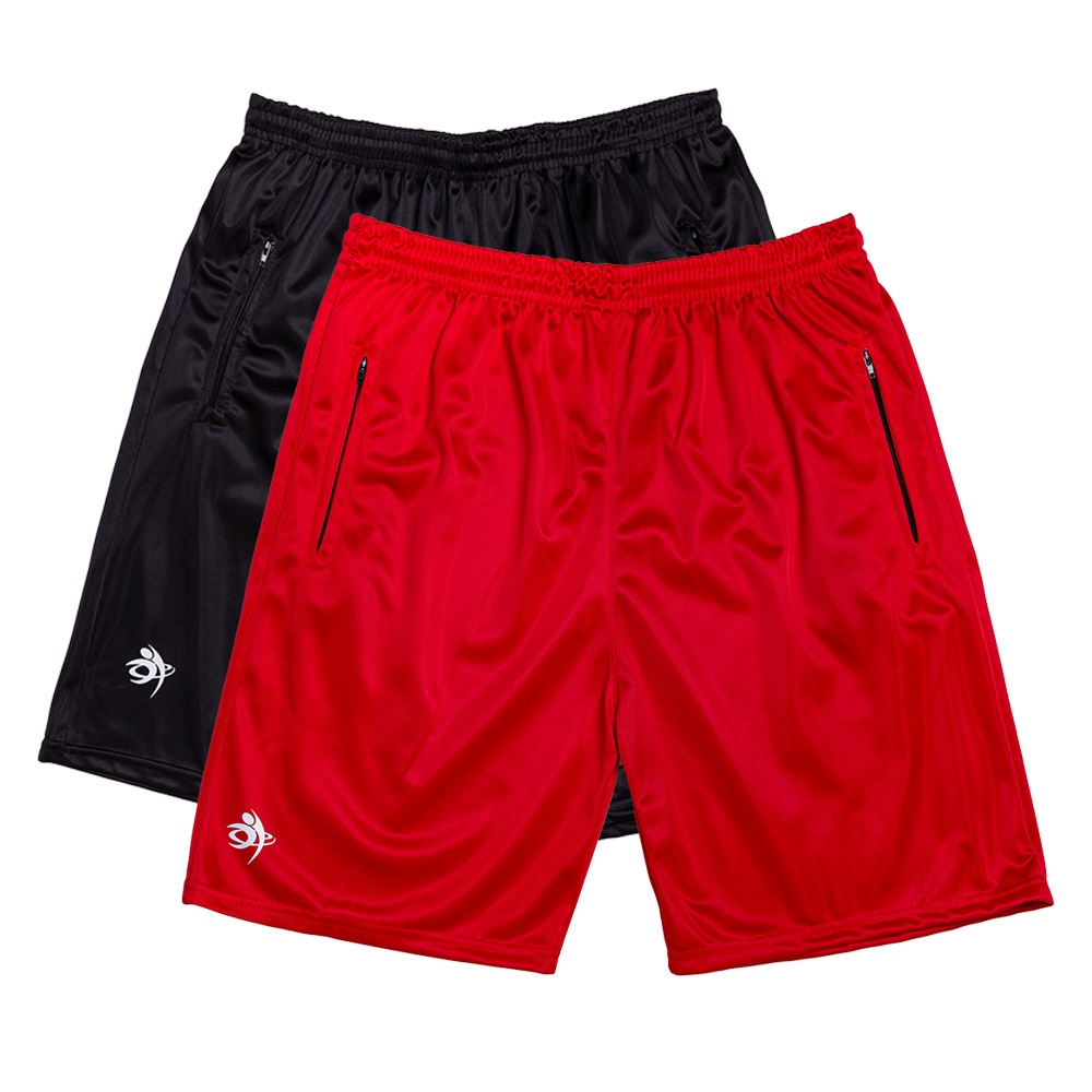 kit /Conjunto 2 Bermuda Short DryFit Refletivo Com Zíper Masculina Casual- Treino- Academia- Esporte