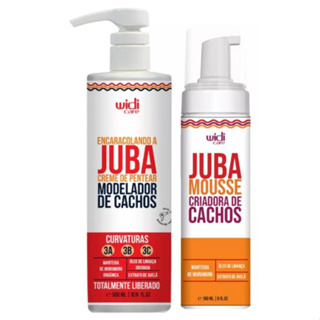 Kit Widi Encaracolando A Juba e Mousse Criador de Cachos - 2 Itens em Oferta na Shopee