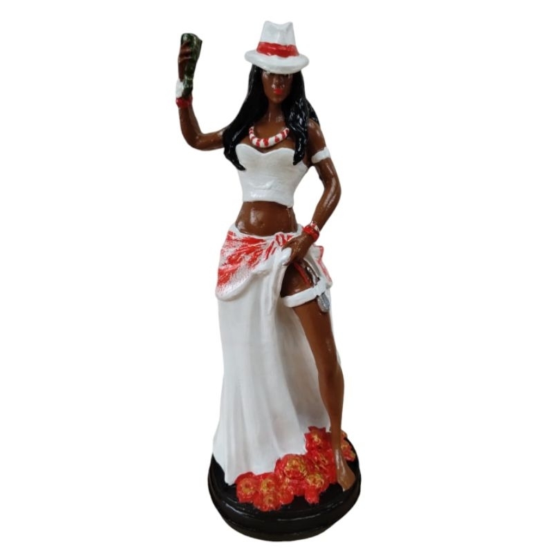 Imagem Maria Navalha 22.5 cm umbanda candomblé religião em resina