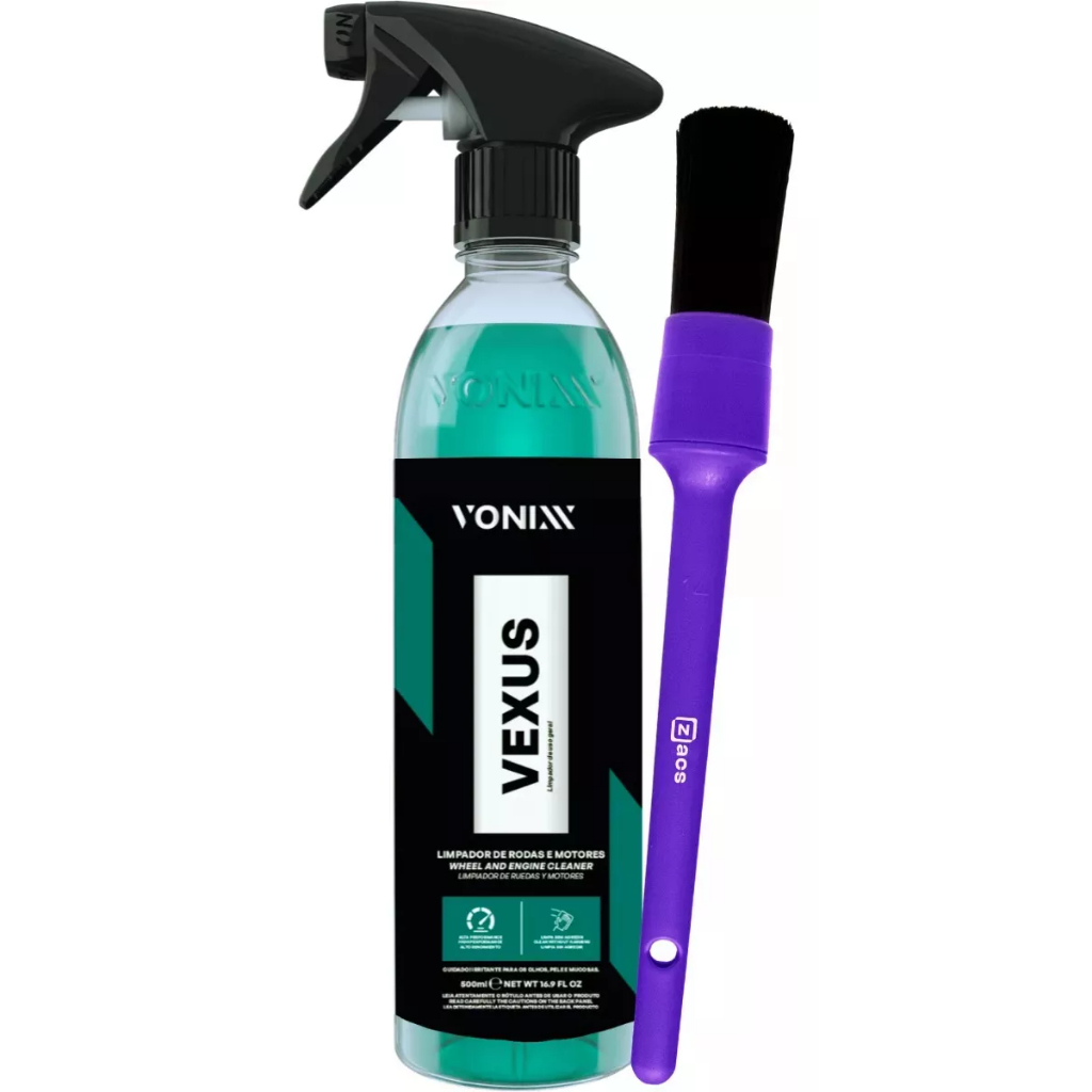 Limpador De Motor E Rodas Vexus Vonixx + Pincel Externo Zacs
