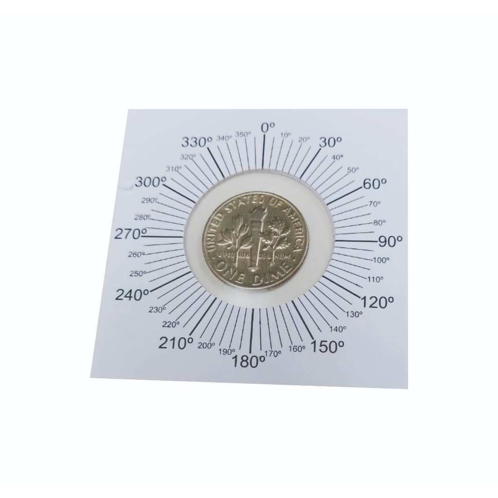 Coin Holder Autocolante com Medidor Angular - Organizer