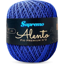 Linha Alento da Supremo (Mesma espessura Anne) n°2 - 500m Para Crochê / Vestuário / Tricô / Amigurumi