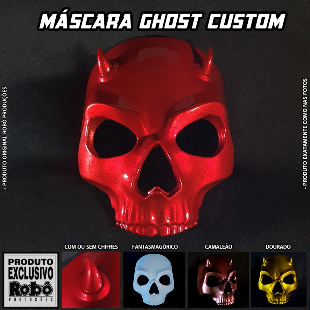 Máscara Ghost  Simon Riley Call of Duty modern Warfare Máscara Cosplay Warzone Halloween Streamer