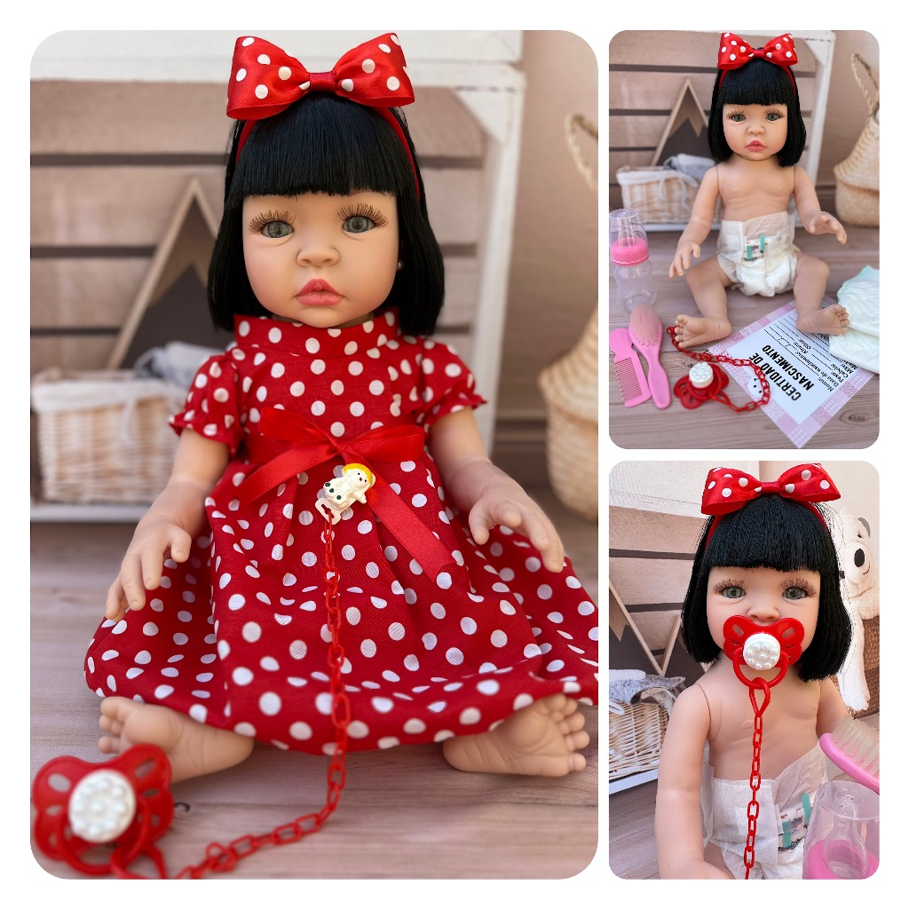 Bebe Reborn Original Boneca Corpinho silicone na Promoção