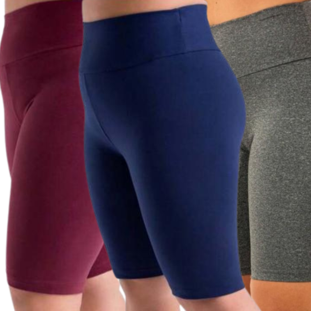 Kit 3 Bermudas Shorts Feminino P a Plus Size Preto e Cinza Levanta Bumbum Feminina Zero Transparência em Oferta na Shopee