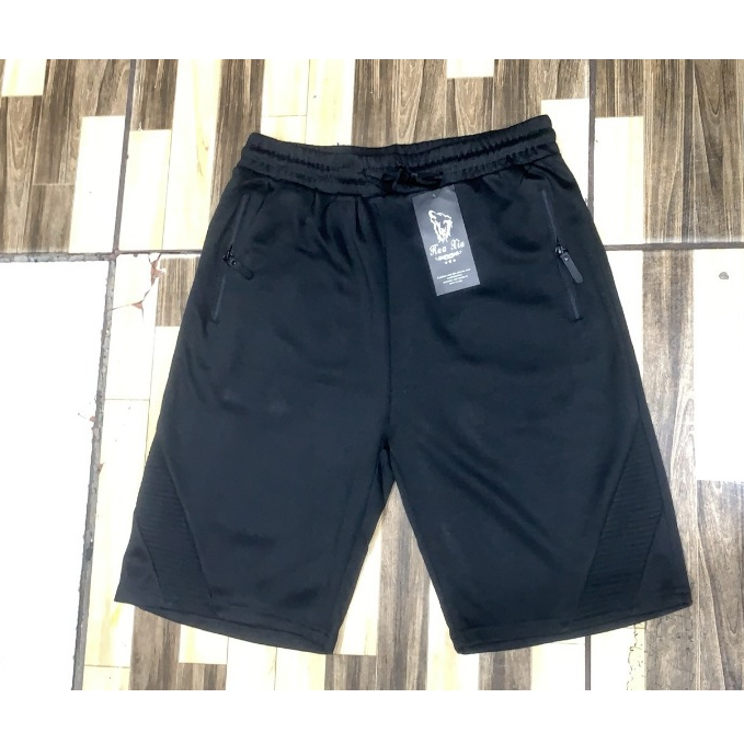 Bermuda Moletom Masculina Com Elastano Bolso Com Zíper Bermuda Para Academia e Casual（H-113）