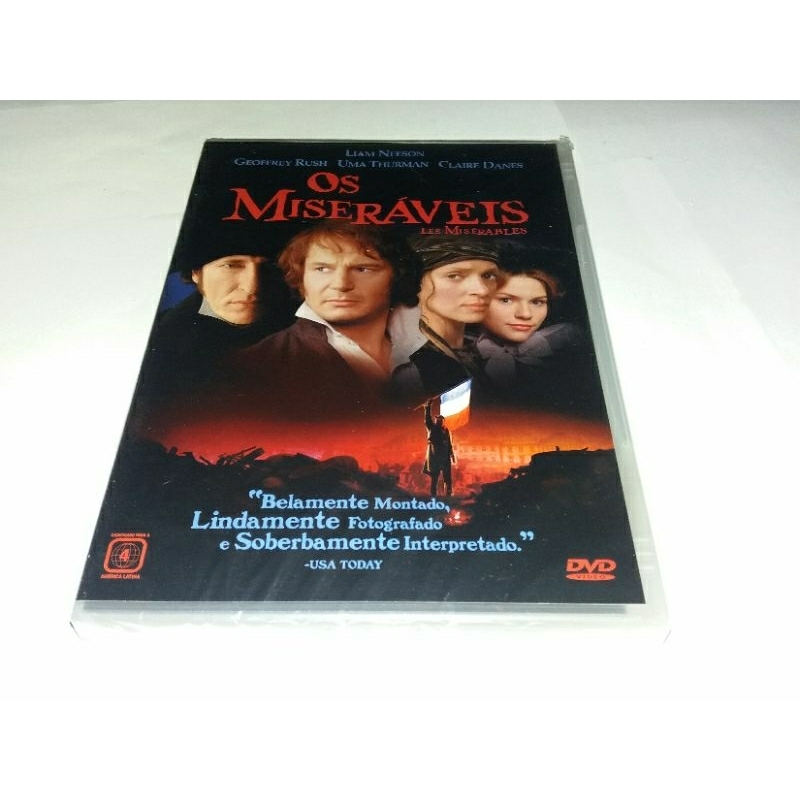 Dvd - Os Miseraveis - 1998 - Liam Neeson - Geoffrey Rush - Dublado - Lacrado