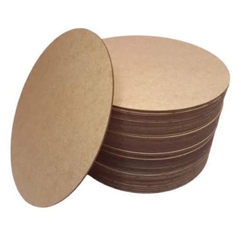5 Discos MDF Cru 40 cm 3 mm