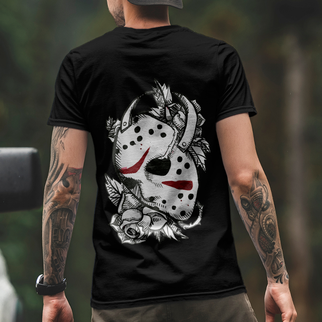 Camiseta Jason Voorhees Sexta-Feira 13, Terror, Filme Clássico, Máscara, Slasher, Horror