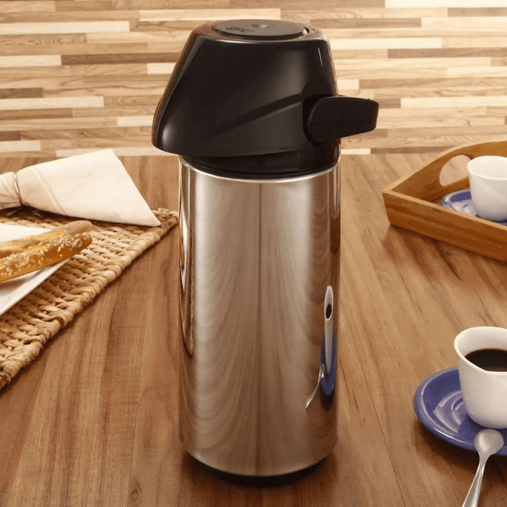 Garrafa Térmica Air Pot, Invicta, Inox, 1.0L