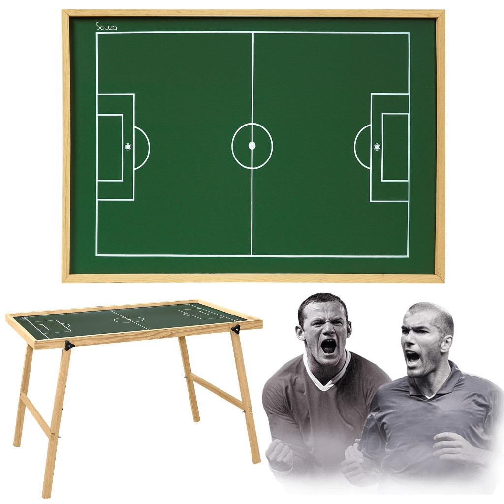 Campo De Futebol De Botão Portátil Com Pés 100x70cm - Souza