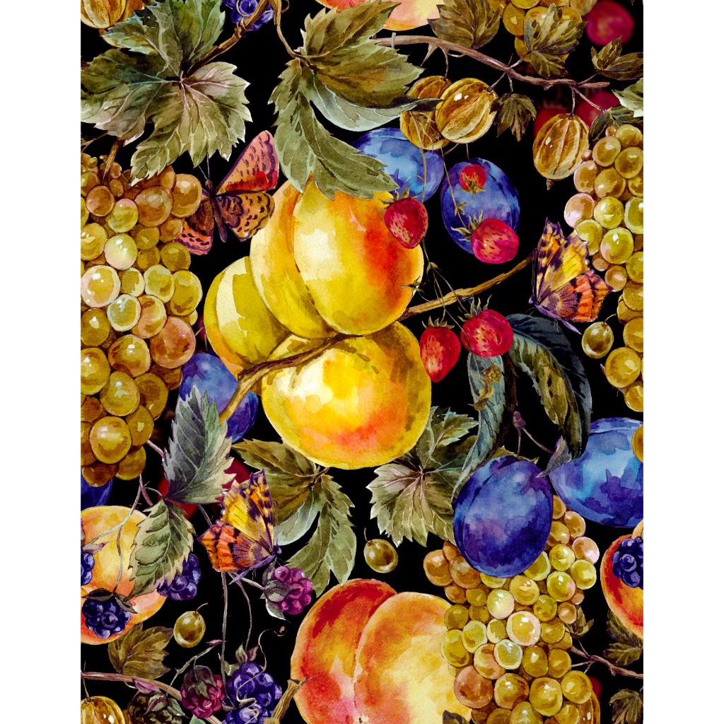 Tecido Oxford Estampado Frutas em Oferta na Shopee