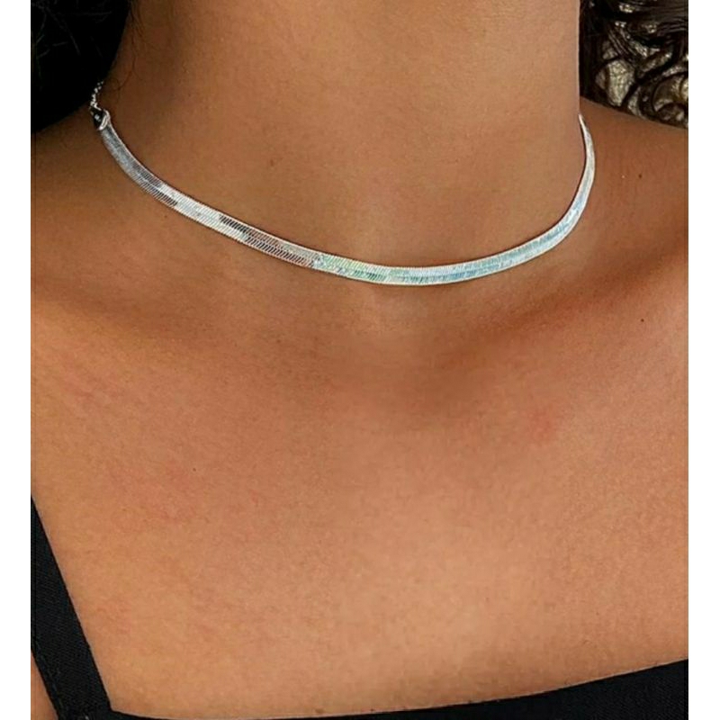 Colar Chocker Prata 925 Legitima.