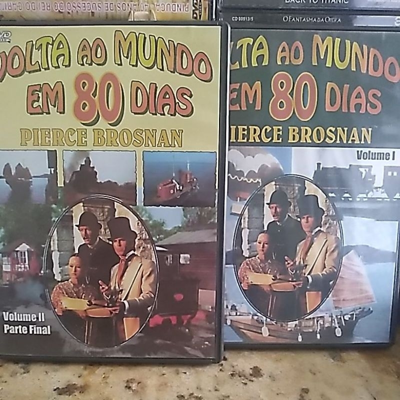 DVD 📀- VOLTA AO MUNDO EM 80 DIAS - PARTE I e PARTE II - ORIGINAIS