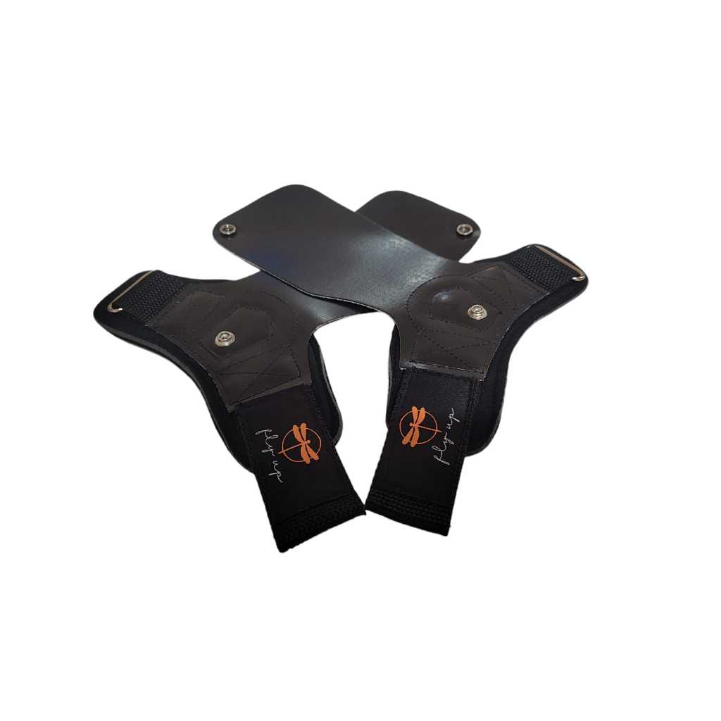 Grip em Lona PRETA COM BOTAO Fly UP- Luva Palmar - Hang Grip - Premium