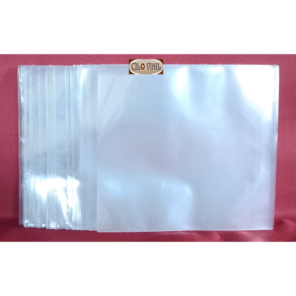 50 Plásticos Capas P/ Proteção Cd Digipack E Cristal Envelopes Saquinhos