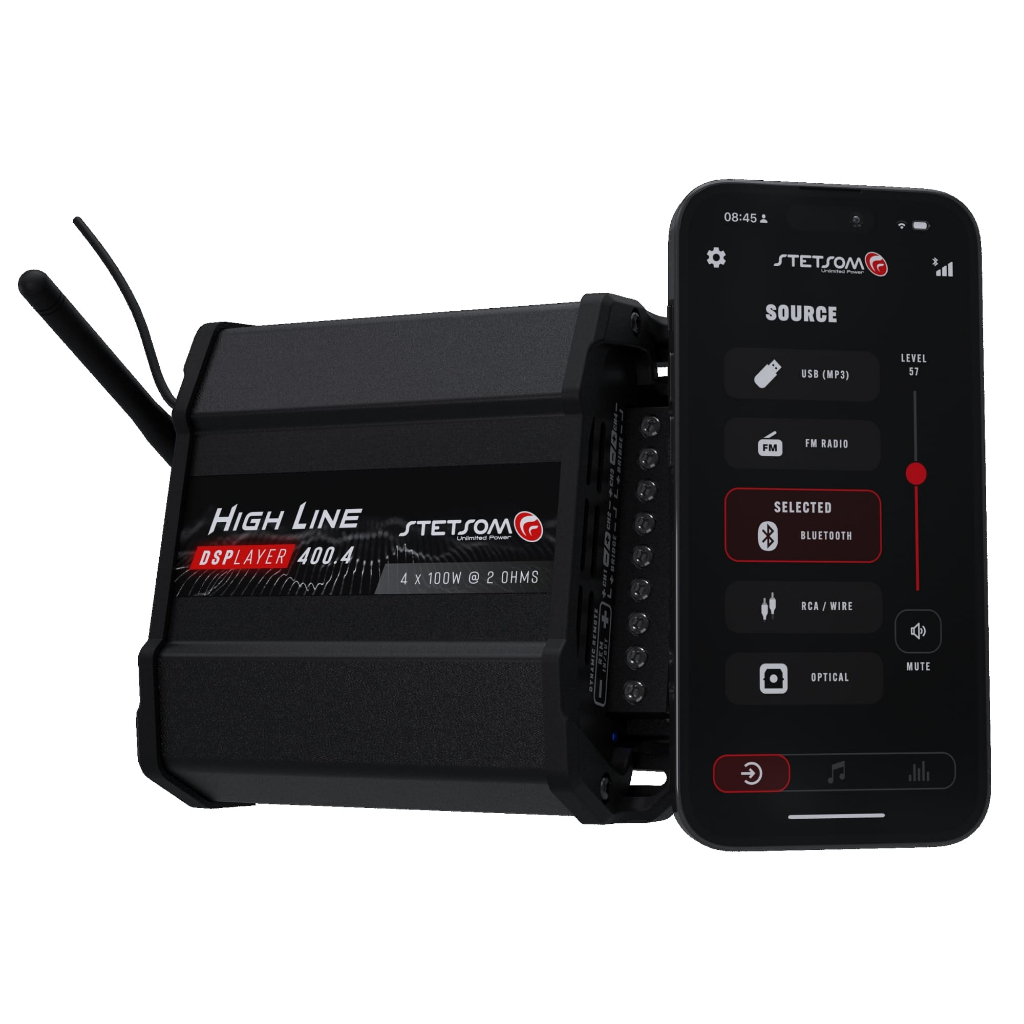 Módulo Amplificador Stetsom HL400 DSPlayer 400W RMS 4 Canais 2 Ohms Bluetooth FM HL 400 DS Player em Oferta na Shopee