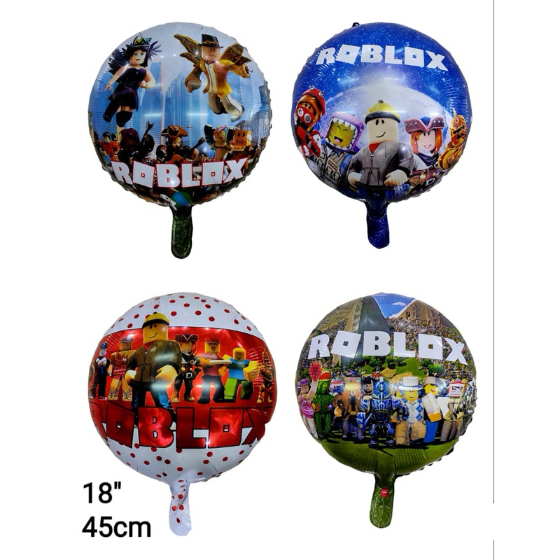 10pcs  Balão metalizado Roblox  para decoração de aniversário e festa em Oferta na Shopee