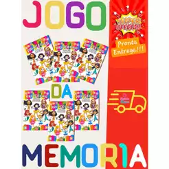 Kit 15 Jogo Da Memoria Princesas Infantil P/ Kit Festa Lembrancinha Aniversario Prenda Quermesse