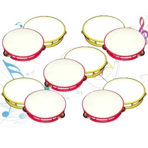 10 PANDEIROS GRANDE 19 CM em Oferta na Shopee