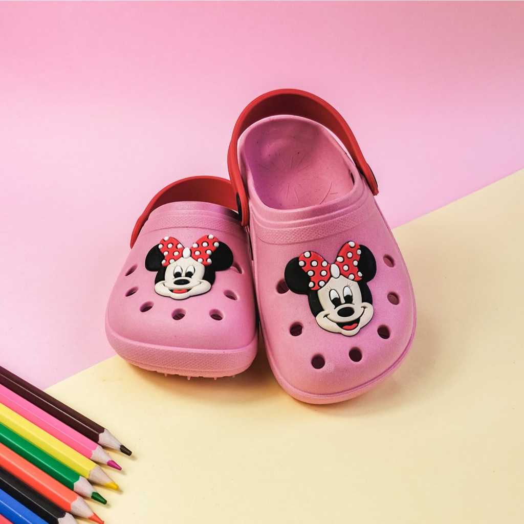Papete Sandália Chinelo Babuche Minnie Infantil Personagem Menina Confortável