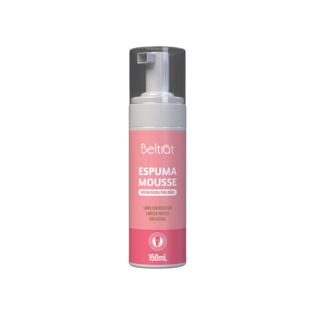 Espuma Mousse Higienizadora para mãos Beltrat / Nail Designer Unhas Gel Manicure