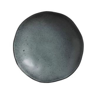 Jogo com 6 Pratos Rasos Orgânico Petroleum Cerâmica Porto Brasil Mesa Posta de Jantar em Oferta na Shopee