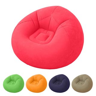 Sofá Poltrona Puff Inflável Deluxe Aveludado Vg+ em Oferta na Shopee